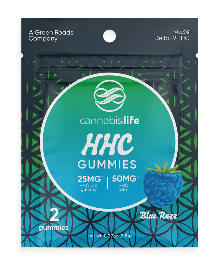 Blue Razz HHC Gummies - (2ct) 50mg